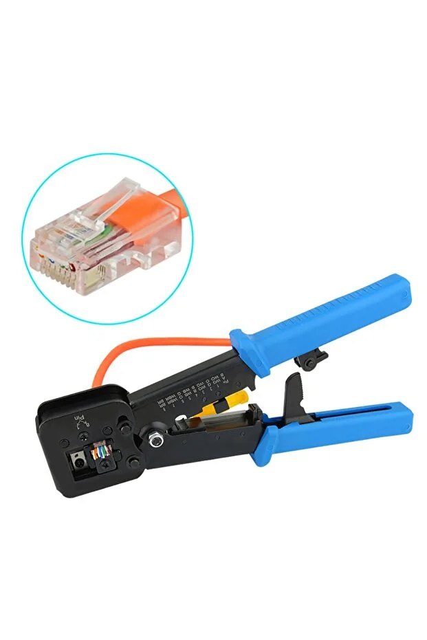 Yeni Nesil Rj45 Pense Rj12 R J45 Sıkma Makaslı Network Ağ Pense Ez Rj45 Crimper 8p 6p Network Aksesuar