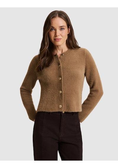 Pierre Cardin Kahverengi Crop Top Triko Hırka 50331252 Vr271 Çok Renkli