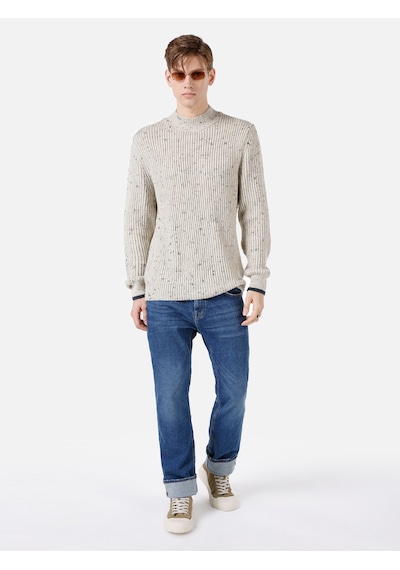 Colin's Colins Regular Fit Balıkçı Yaka Taş Erkek Kazak Cl1064844 Taş