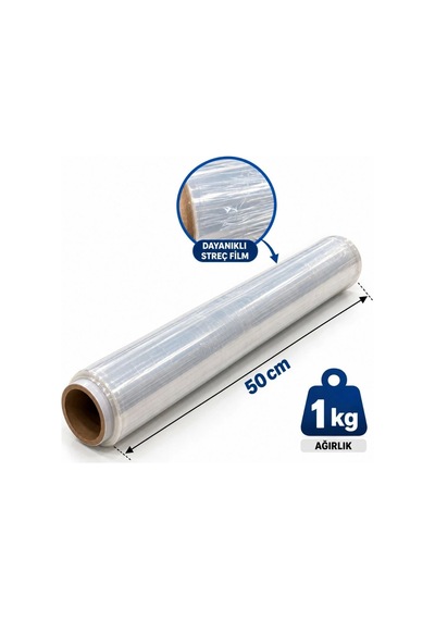 İnce Palet Streç 1 Kg Beyaz 45 Cm Diğer