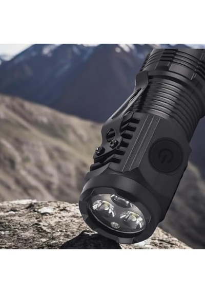 Tr El Feneri Led Usb Şarjlı-ultra Güçlü Parlak Mini Boy El Feneri Enerji Sınıfı A++ Ortam Lambası Deprem,polis,