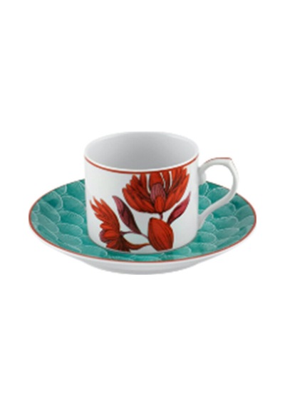 Turuncu Porselen Çay Fincanı 200 Ml