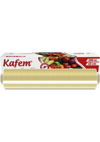 Kafem Streç Film 8 Mic 16'lı 45 CM x 300 M