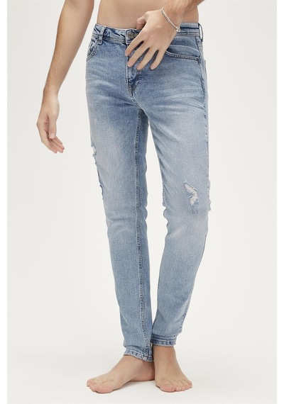 Bad Bear Palermo Jeans Buz Mavi Erkek Denim Pantolon-ıce Blue Mavi