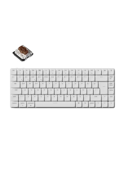 Keychron K3 Max Rgb Türkçe Brown Switch Kablosuz Q Mekanik Klavye