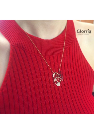 Glorria Altın Anne Bebek Kolye N11.28106
