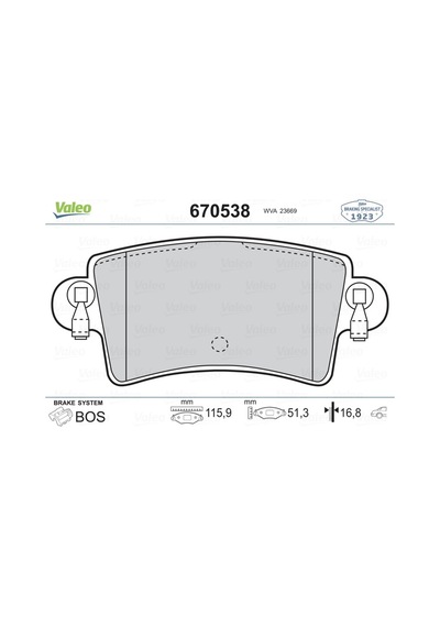 ARKA FREN BALATASI MASTER II2,2DCI 09 / 00> / 2,5DCI 10 / 03> 2,8DTI 07 / 98 10 / 01 / MOVANO 09 / 00 10 / 01