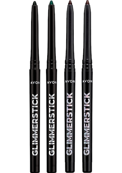 Avon Asansörlü Göz Kalemi Blackest Black + Emerald + Brown Sugar + Black Bijoux 4'lü Set