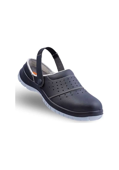 Mekap Slipper 210-03 S1 Siyah Sandalet Çelik Burun Jeriko Taban 001
