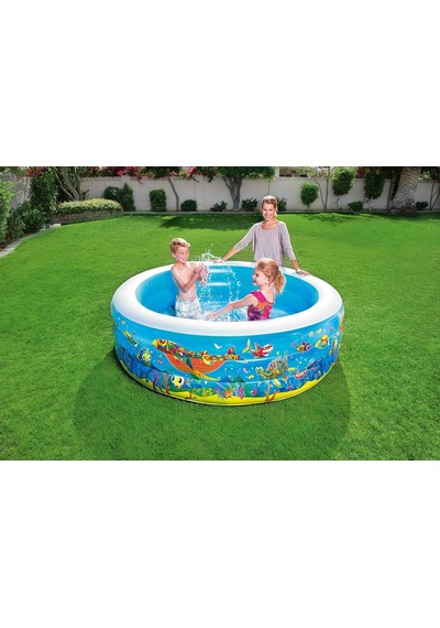 Havuz Şişme Jumbo Desenli Yuvarlak 196cm X 53cm Bestway 51122