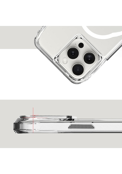 Apple Uyumlu iPhone 16 Pro Max Kılıf Airbagli Şeffaf Zore İncek Kapak Seffaf