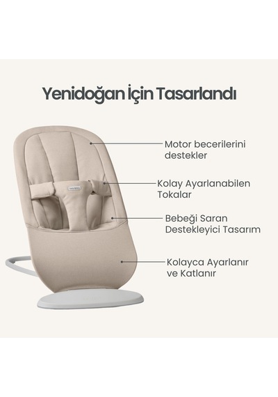Babybjörn 2 Li Set Begin Ana Kucağı & Kanguru Hold Woven Sand Grey
