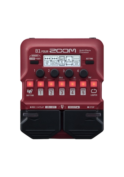 Zoom B1 Four Bass Multi-efekt Prosesörü