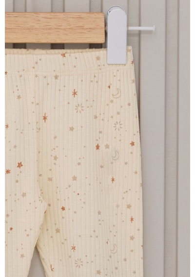 U.S. Polo Assn. Kız Bebek Krem Hastane Çıkışı %100 Pamuk 5'li Zıbın Set 50322841-VR071