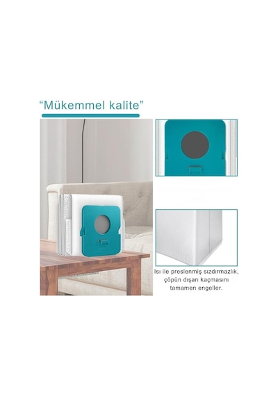 Samsung Bespoke Jet Temizlik İstasyonu Vs20a95823w, Vs20a95843w, Vs20a95943n, Vs20a95973b İle Uyumlu Toz Torbası 5'li