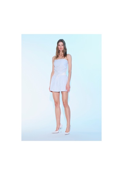 Sagaza Studio Ss6022 Kalın Lastikli Mini Etek Bebe Mavisi