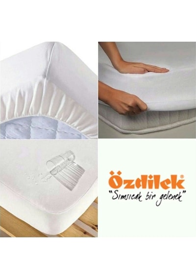 Özdilek 100X200 Sıvı Geçirmez Yatak Koruyucu Alez Fitted