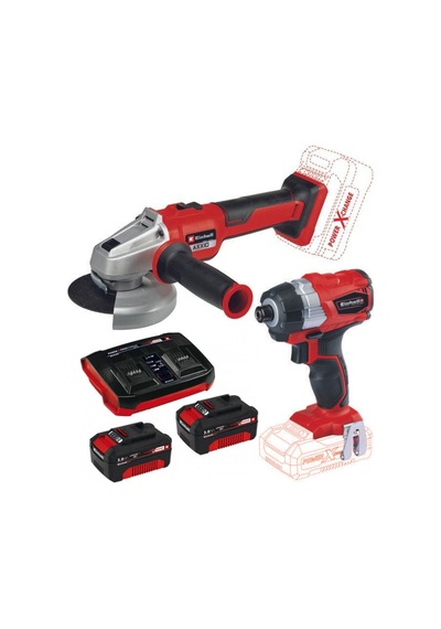 Einhell Axxio 18/115 Q Taşlama TE-CI Bl Vidalama 2 x 4 Twincharger