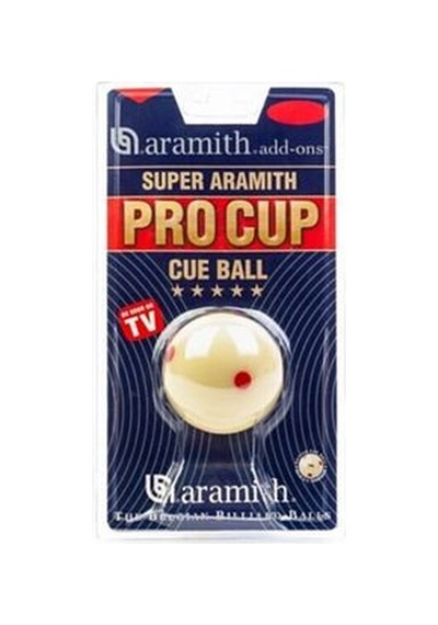 Super Aramith Pro Cup Tek Bilardo Topu 57.2 Karışık Çok Renkli