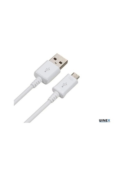 Winex Dg925 Usba To Micro Data Ve Şarj Kablosu Beyaz