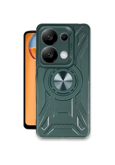 Note 13 4g Kılıf Lincoln Silikon - Koyu Yeşil
