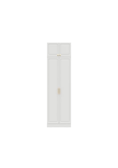 Guneystore Milas Gold 2 Kapaklı Komple Mdf Yüklüklü Gardırop