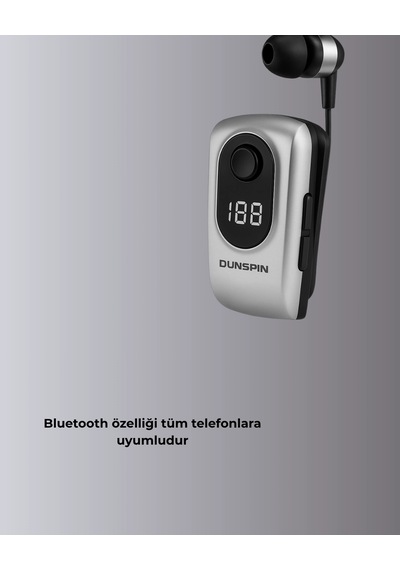 Mey İthalat Kablosuz Bluetooth 5.2 Kulaklık Titreşimli Uyarı Ve Uzun Pil Ömrü