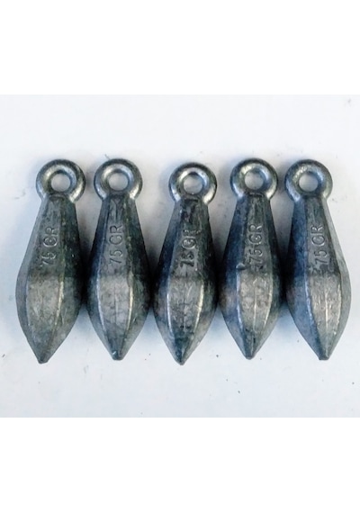 Olta Kurşunu 75 Gram Piramit 5 Adet