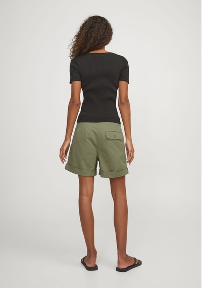 Jack & Jones Kadın Chino Şort - Maddy 12253014 Aloe Haki