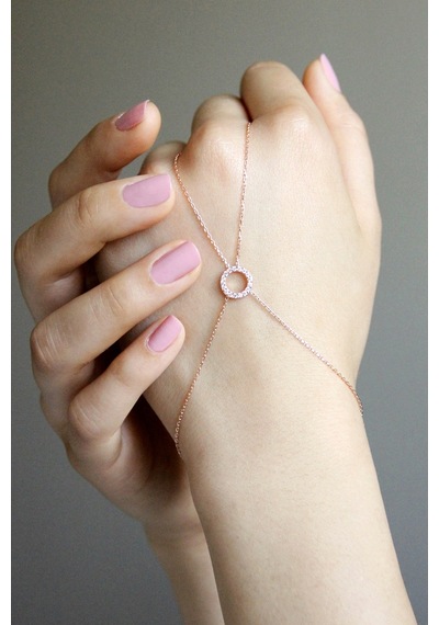 Argentum Concept - Halka Motifli Gümüş Şahmeran - B059901 Rose Gold