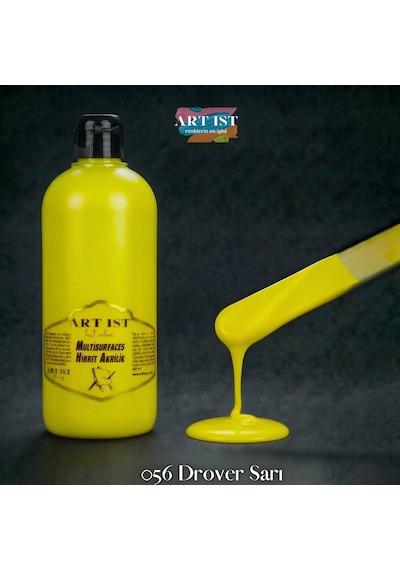 Multisurfaces Hibrit Akrilik Boyalar - 056 Drover Sarı Ahşap, Taş Tozu, Hobi, Dıy