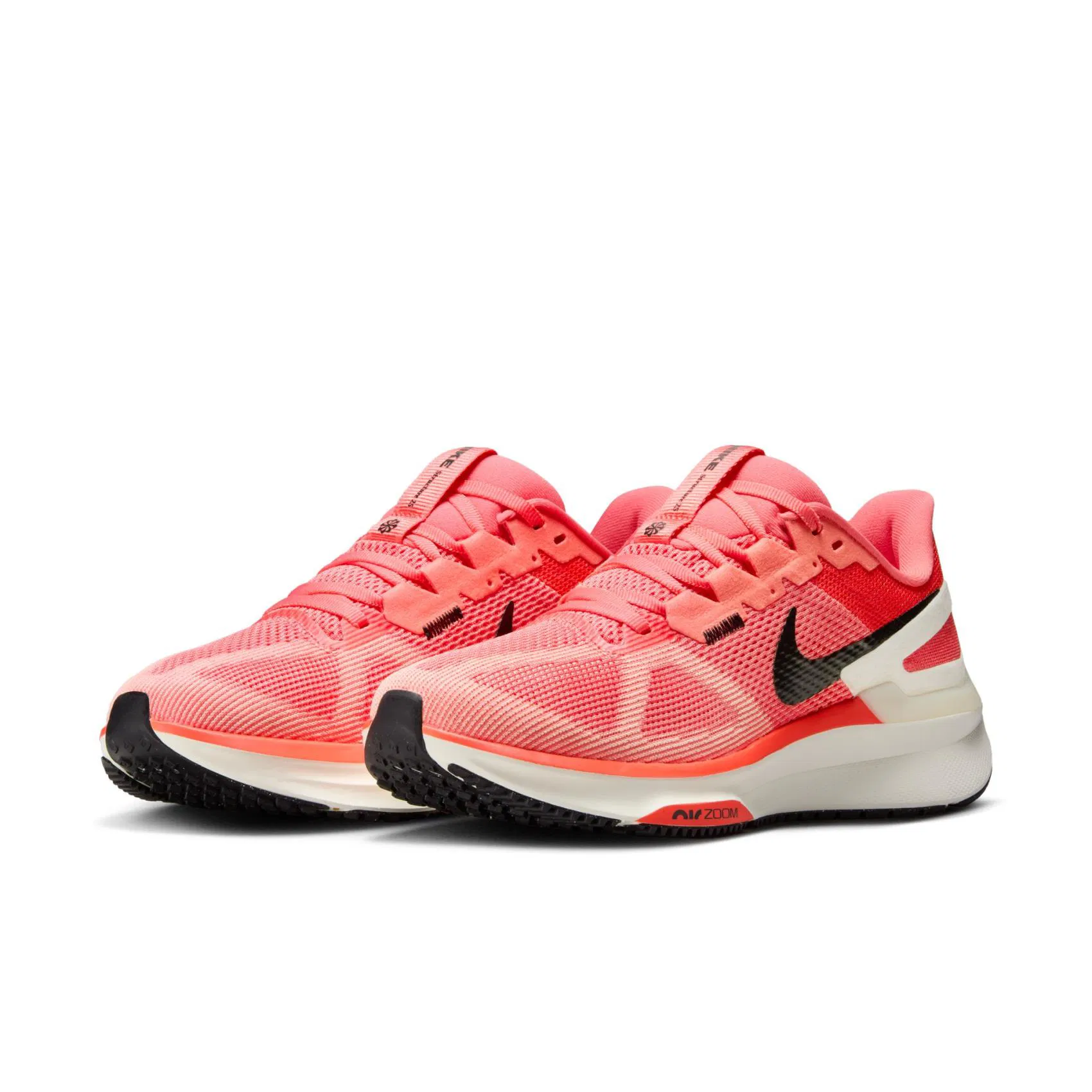Nike Air Zoom Structure 25 Kadın Turuncu Koşu Ayakkabısı Çok Renkli