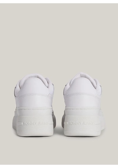 Tommy Hilfiger Deri Kadın Sneaker En0en02506ybs Beyaz