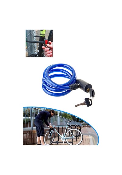 Bisiklet Kilidi Anahtarlı 11.5mm X 85cm Arbltgsgv9ja155a2dk Çok Renkli