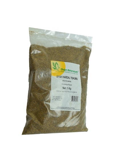 Doğan Baharatçılık Hardal Tohumu Öğütülmüş Doğal Siyah Paket 1 KG