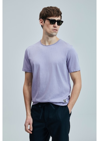 Lufian Junya Erkek Basic Tişört Lila Lila 111020259100870 Lila