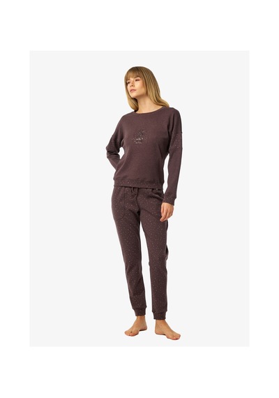 Blackspade Kadın Pijama Takımı 52238 - Mürdüm