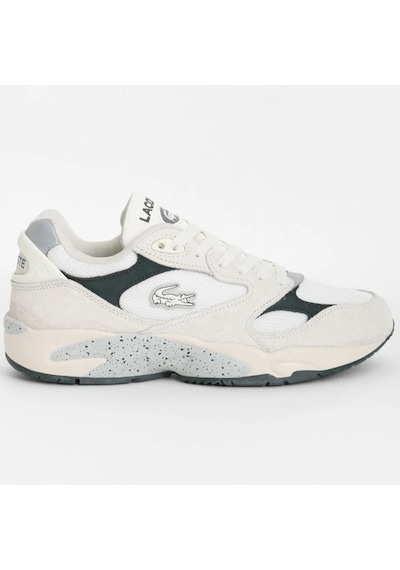 Lacoste Storm 96 Lo Vintage Hakiki Deri Erkek Beyaz Sneaker Beyaz