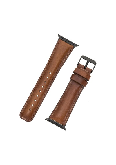 Apple Watch Uyumlu Deri Kordon 38-40-41mm Rtst2ef Taba