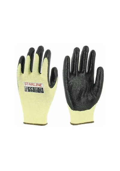 Nitril Kaplamalı Aramid Eldiven Starline E-115100 4231b X2xxxx P Beden 10