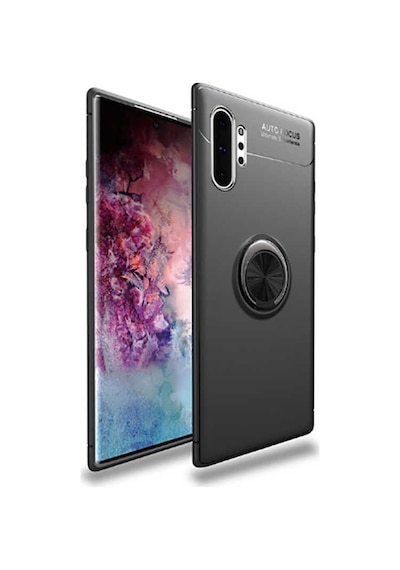 Samsung Galaxy Uyumlu Note 10 Plus Kilif Yüzüklü Tam Korumali Silikon 417329310