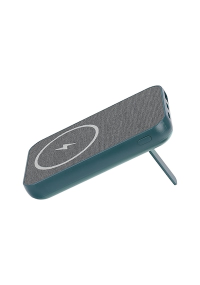 S-Link S-P50 5000 mAh Magsafe Standlı Kablosuz Şarj Cihazı Yeşil