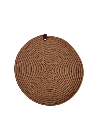 Nakkaş Home Jüt Runner Ve Supla Seti 35x100 Cm Runner + 33x33 Cm Jüt Amerikan Servis Doğal Masa Dekorasyonu Kahverengi