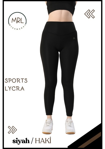 Missmaral Kadın Yüksek Bel Toparlayıcı Spor Tayt Siyah / Haki Şerit Detaylı Lycralı Dalgıç 1041 Siyah Haki - 690831555 Siyah Haki Missmaral Kadın Yüksek Bel Toparlayıcı Spor Tayt Siyah / Haki Şerit Detaylı Lycralı Dalgıç 1041 Siyah Haki - 690831555 Siyah Haki
