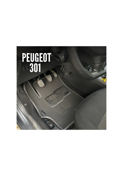 Peugeot 301 Premium Eva Akıllı Oto Paspas & Premium Bagaj Havuzu & Metal Topukluk