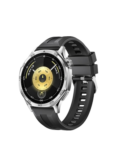 Huawei Gt2 46mm Uyumlu Krd-148 22mm Silikon Kordon - Siyah