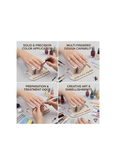 Profesyonel Nail Art Manikür İstasyonu Oje Sürme, Tırnak Tasarım Ve El Destek Standı