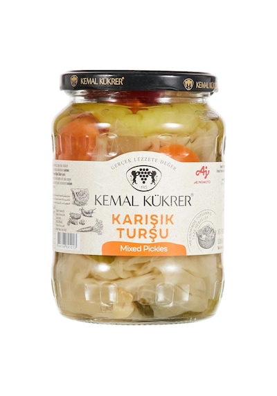Karışık Turşu Cam Kavanoz 680 Gr 12 Izgara