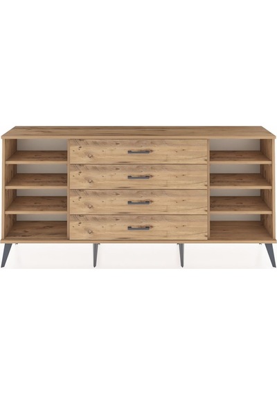 Arges Konsol 6 Raflı 4 Çekmeceli 176x30x83 Çam-çam/çam Çam/çam Arges Konsol 6 Raflı 4 Çekmeceli 176x30x83 Çam-çam/çam Çam/çam