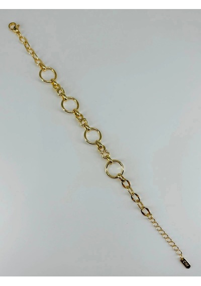 Renk Pirinç Cm Bileklik 17+4 Cm - Kbl0555 Çok Renkli